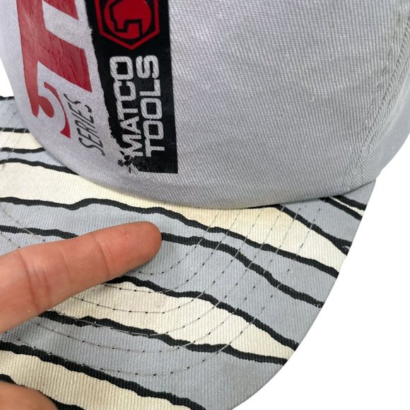 Vintage Matco Tools F5 Series SnapBack Trucker Hat Cap- Zebra Stripes - Picture 11 of 15